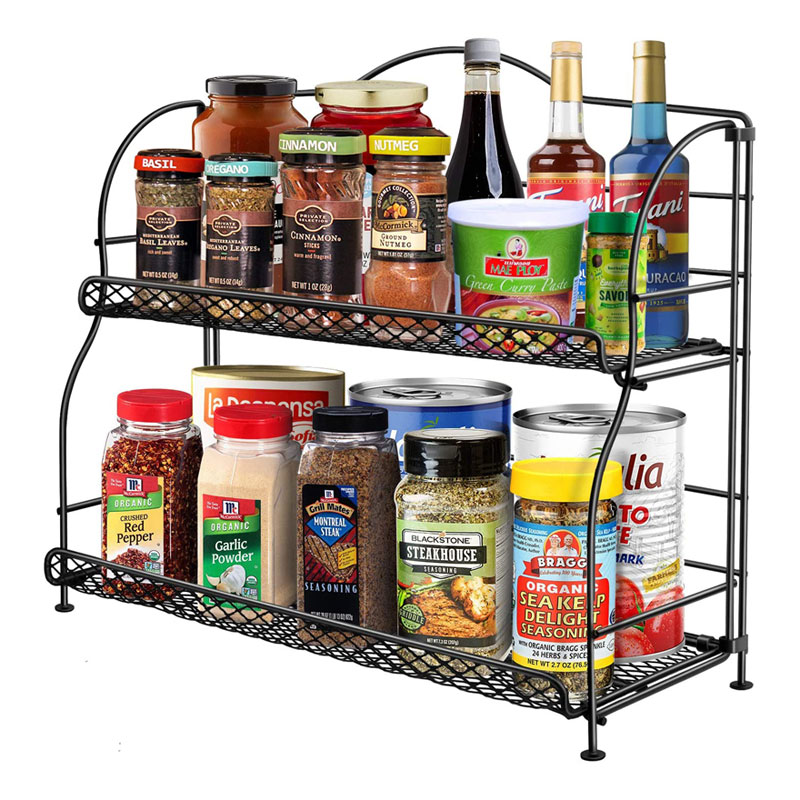 A kitchen storage rack that gives you more cooking space