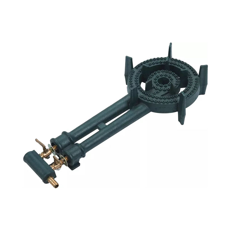 How a cast iron gas stove burner works