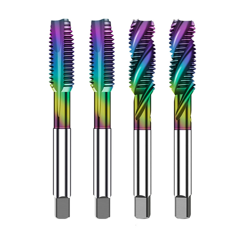 What are the different types of thread taps and their specific uses?